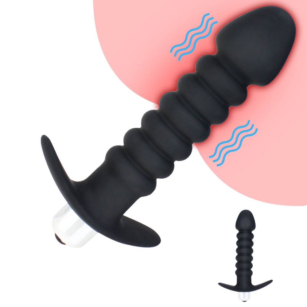 Silicone Anal Beads Butt Plug Vibrator Anal Plug Toy Strapon Dildo Male Prostate Massager Anal Sex Toys For Gays Couple Men%