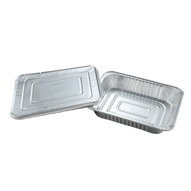 Food Grade Foil Container Multi Boxes Aluminum Foil Container Recyclable Meal Packaging Foil Containers