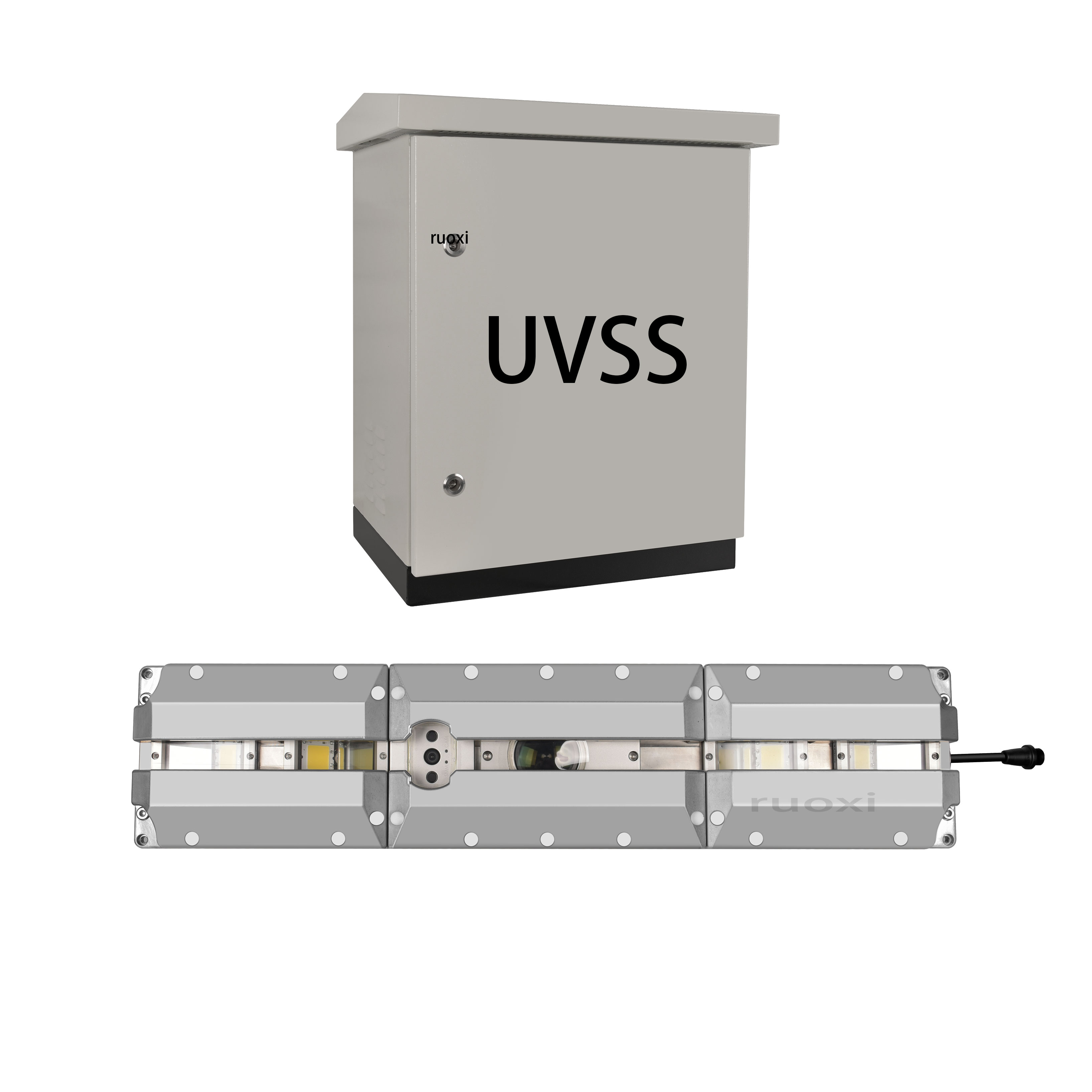 Uvss MV-PD-030001-02  LPR airport/customs Fixed Under Vehicle Inspection waterproof Video Surveillance System UVSS