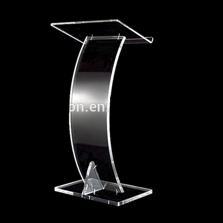 Кристалл Perspex акриловая церковь Подиум Clear Pulpit