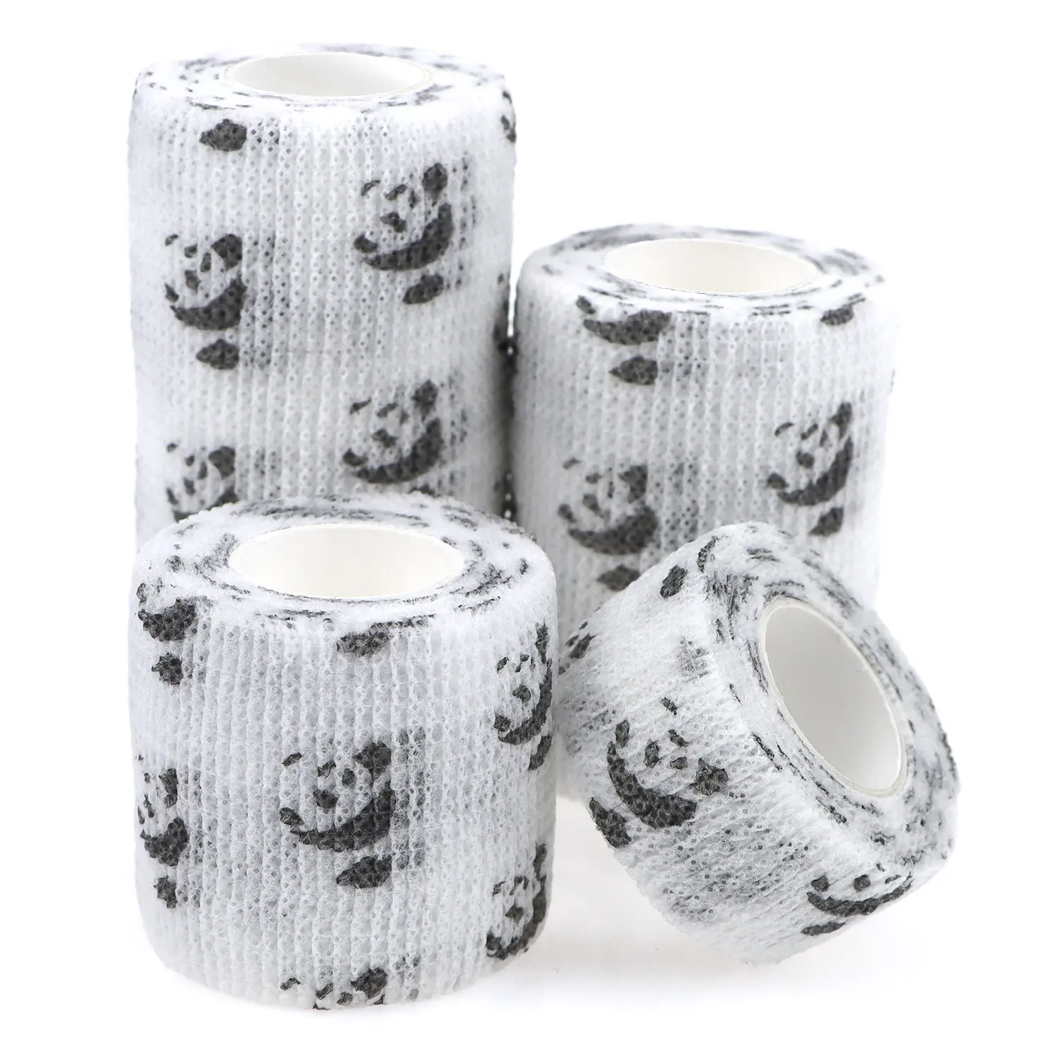 China Manufacturers Colored Printing Nonwoven Elastic Self Adhesive Self Adherent Cohesive Medical Bandage Tape For Pet Vet Wrap