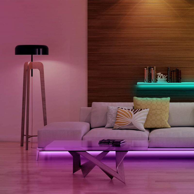 Светодиодная лента, 10 м, работает с Alexa, Google Assistant, Смарт Wi-Fi, управление через приложение, изменение цвета RGB, музыкальные ленты с синхронизацией света