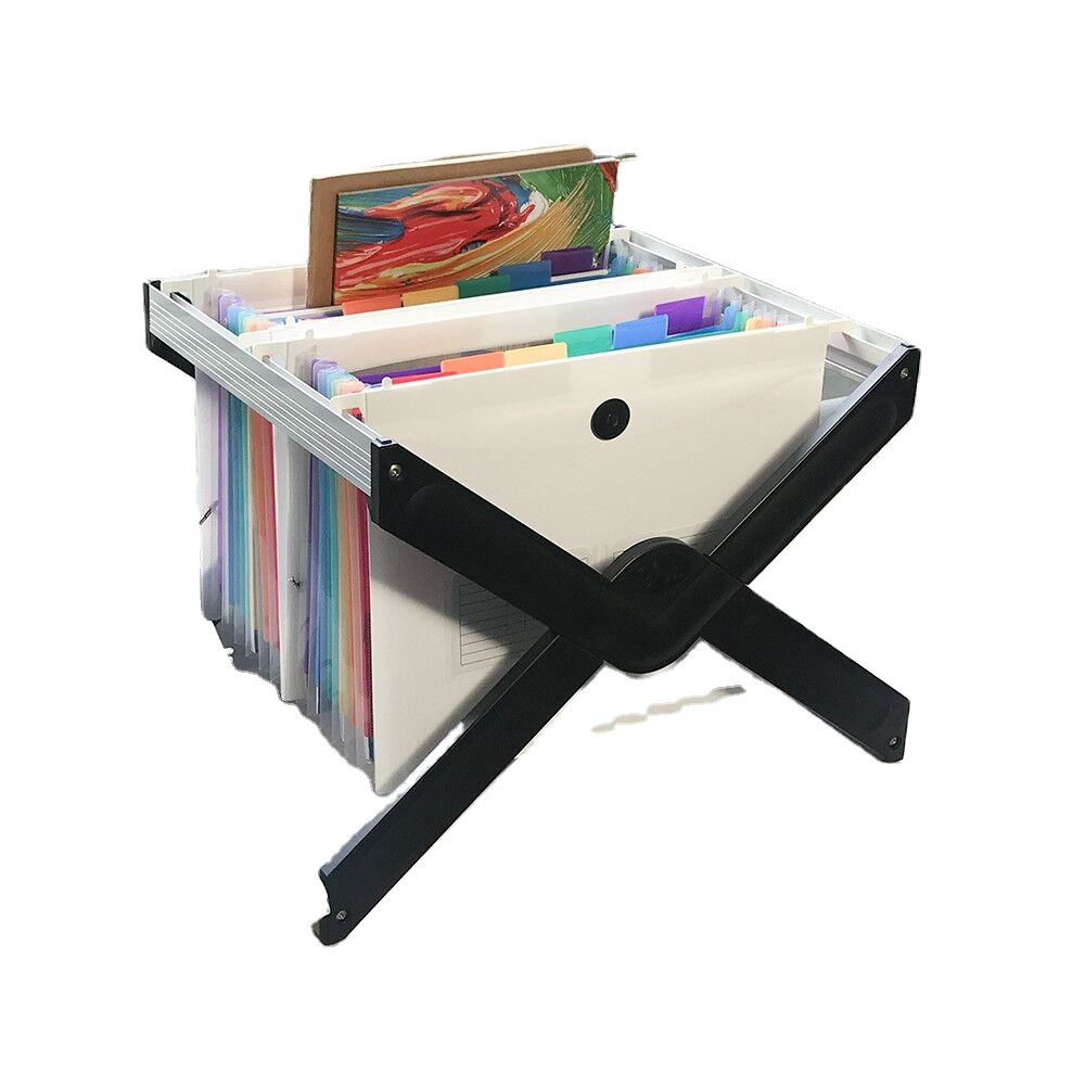 8 compartment hanging clamps for storage rainbow internal organizer expand file folder package folder