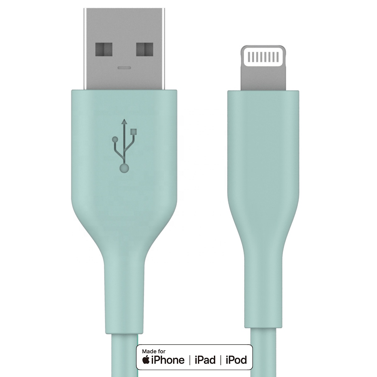 USB Стандартный кабель для передачи данных A-Lightning, фабричная оптовая продажа, сертифицированный кабель lightning для iPhone mfi