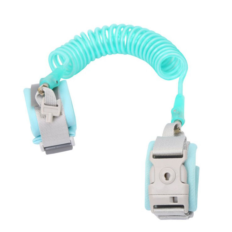 The new 2 meters 360 rotatable metal head key type children's anti-lost traction belt children's anti-lost rope