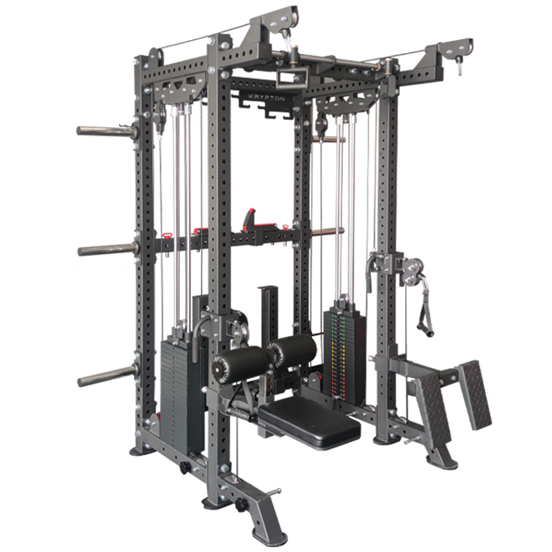 LDH Home Body Building Cable Crossover Multifunctional Power Cage Squat Rack With Weight Lifting Training