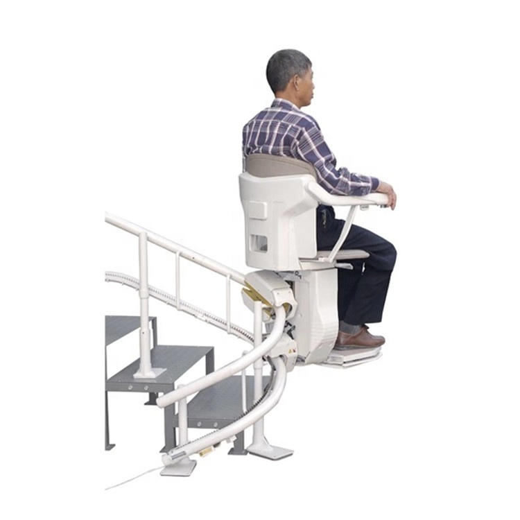 curved climbing home Electric Incline Platform China Elevator Wheelchair Handicapped Chair lift stair chair lift for stairs