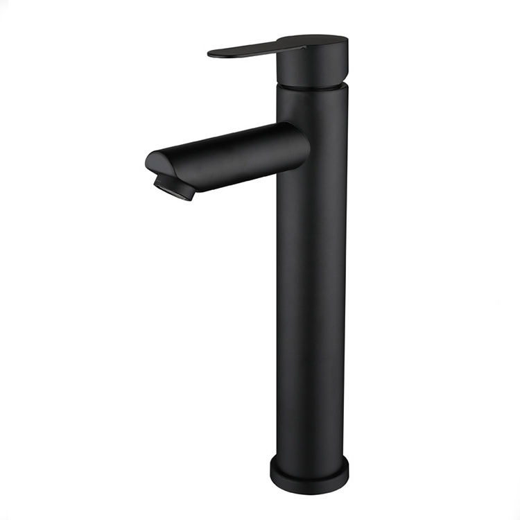 Manufacturer Black Hot and Cold Wash Stainless Steel 304 Lift Up Basin Faucet of Sanitary Ware Accessories
