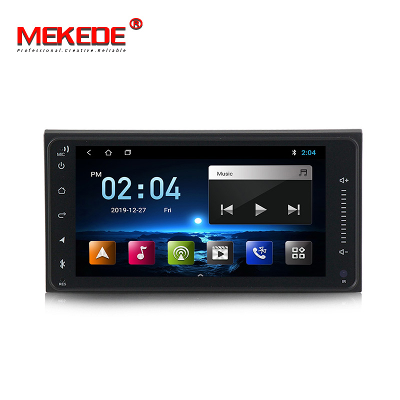 Mekede 7 дюймов Android 9 4Core 1G + 16G Мобильный DVR для Toyota Camry RAV4 Highlander hilux Универсальный Corolla GPS аудио радио