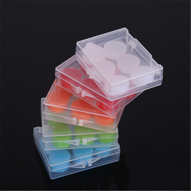 6PCS Earplugs Protective Ear Plugs Silicone Soft Waterproof Anti-noise Earbud Protector Swimming Showering Water Sports R1669
