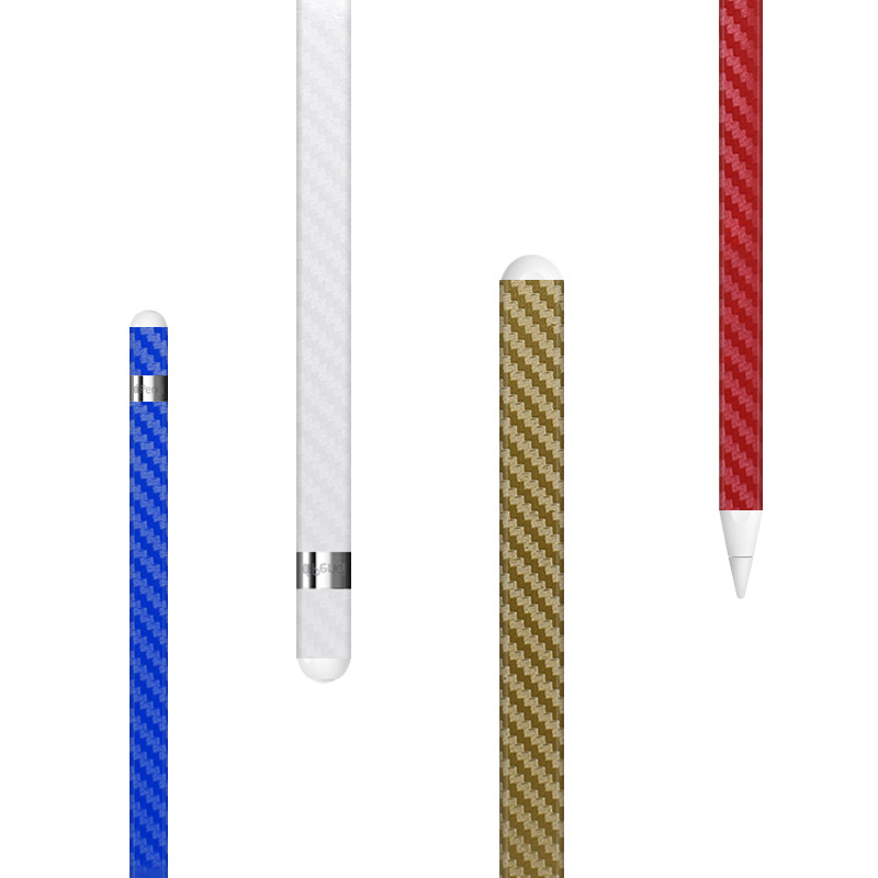 Ультра тонкая Обложка для Apple Pencil наклейка из углеродного волокна кожи для Apple ручка 1st & 2nd Gen клей для кожи