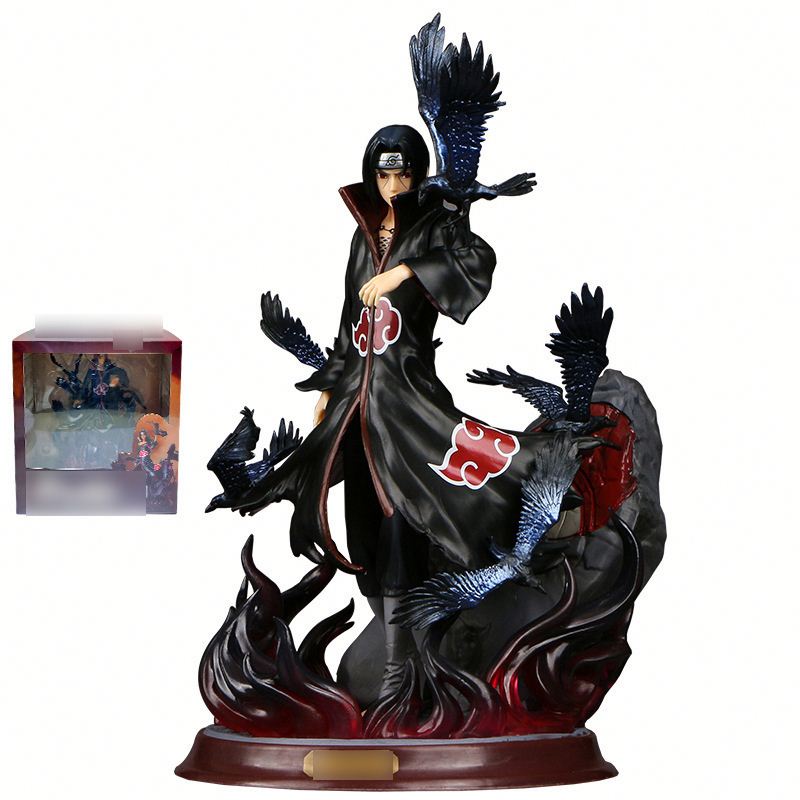 Лидер продаж, оптовая продажа, аниме Akatsuki Uchiha Itachi, статуя ворона, модель, ПВХ экшн-фигурка