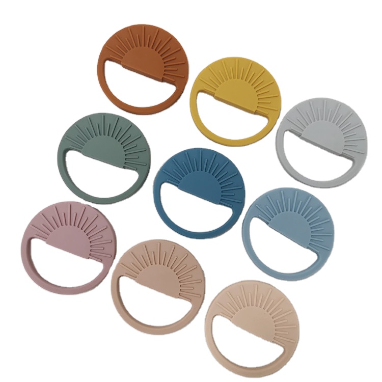 Professional manufacturer teether toys style teether sunshine shape baby teether