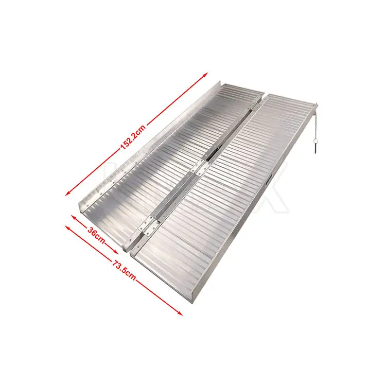 Customized Aluminum Folding Portable Car Wheelchair Ramps