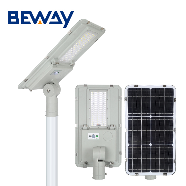 Высокомощный интегрированный smd наружный водонепроницаемый ip65 100 Вт 200 Вт все в одном светодиодный солнечный уличный фонарь