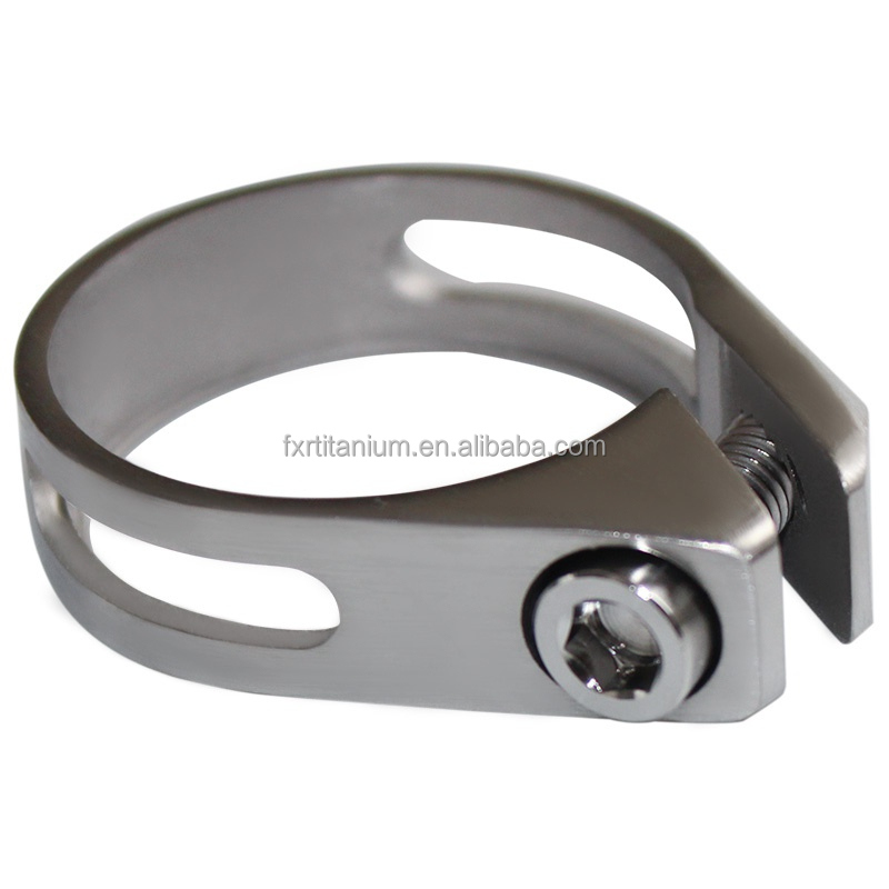 Hot sell Bicycle Parts 31.8 mm Titanium Seat Post Tube Clamp For Road Bike MTB BMX