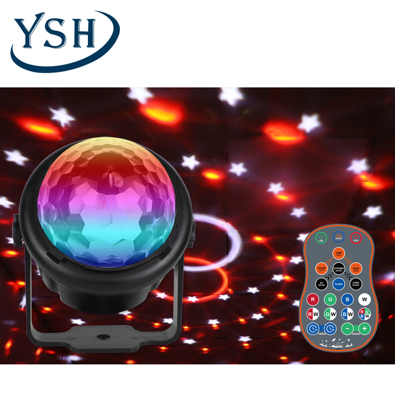 Проектор YSH Ga-laxy с USB, миниатюрный волшебный шар, музыка, звездное небо, ночная лампа с голосовым управлением для комнаты, светодиодное освещение для вечеринки, светодиодный Звездный проектор