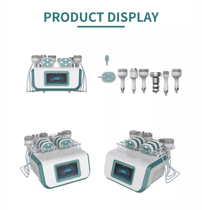 2022 Newest Portable 8 in 1 40K Vacuum Cavitation RF Lipolaser Cellulite Reduction Body Slimming Cavitation Machine