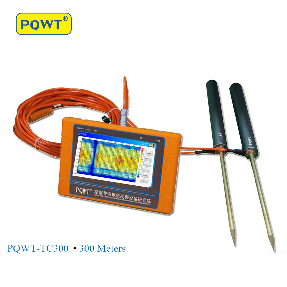 Высокое Accuacy PQWT-TC300 детектор подземных вод детектор воды детектор подземных скважин
