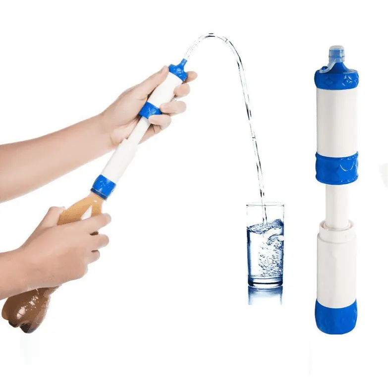 survival mini kit straw filter personal water portable water purifier for hiking drinking