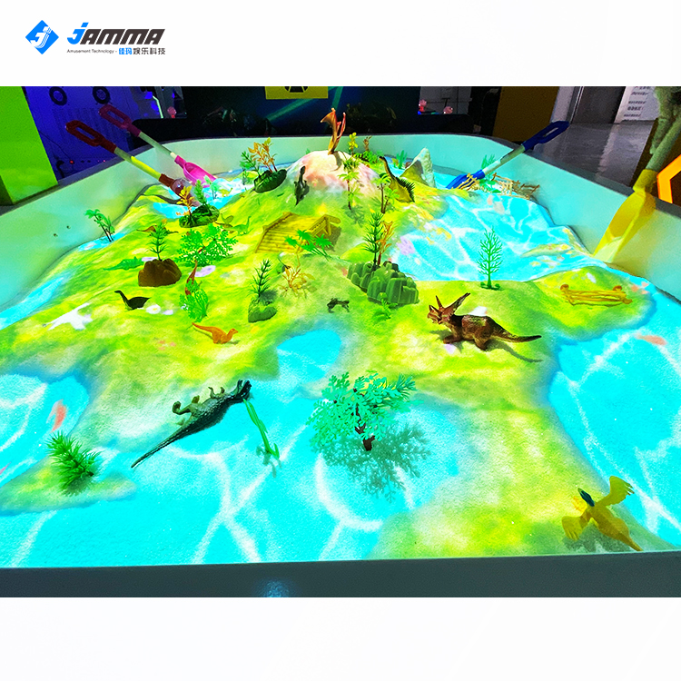 Интерактивная проекционная система для парка развлечений, 3D интерактивный Проекционный стол с песком