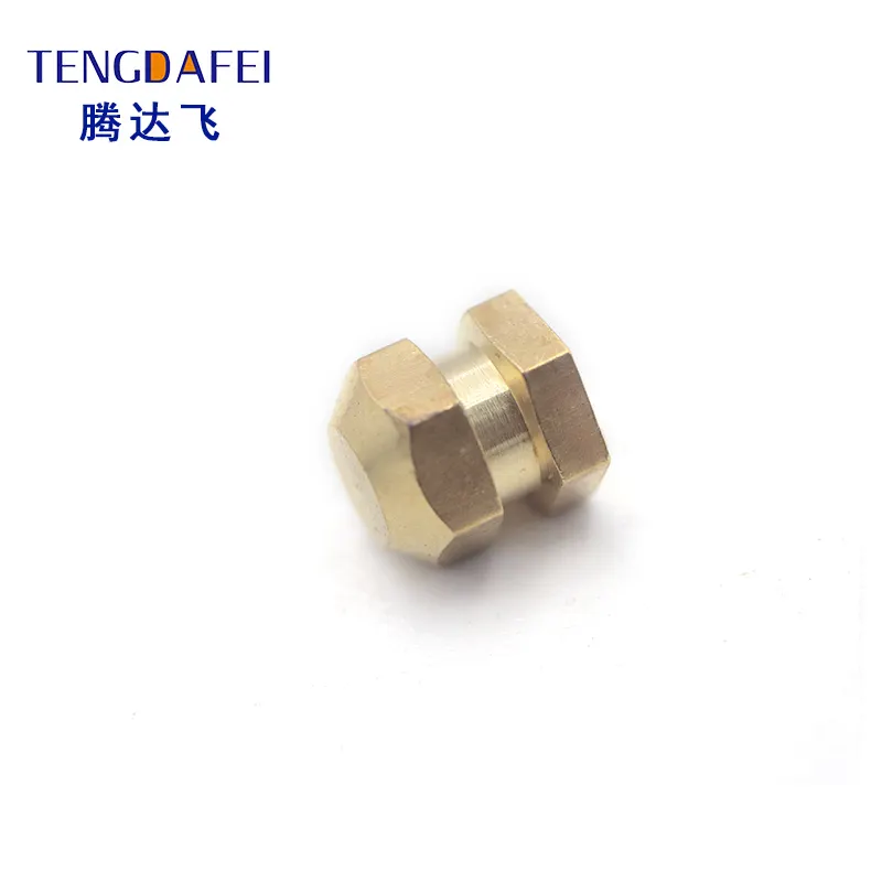 M3 Hexagon Nut Stainless Steel Carbon Steel Injection Nut Threaded Insert Nut With Brass Insert