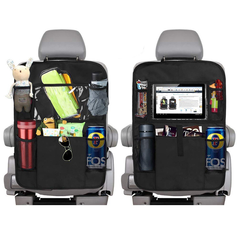 Car Kids Back Seat Organizer and baby car seat mirror Auto Seat Back Protector