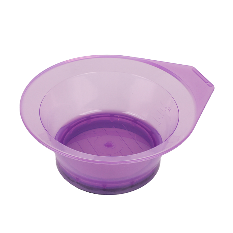 Beaupretty Portable Salon Hair Color Dye Plastic Non-Slip Bottom Hair Tint Coloring Mix tinting Bowls with Handle