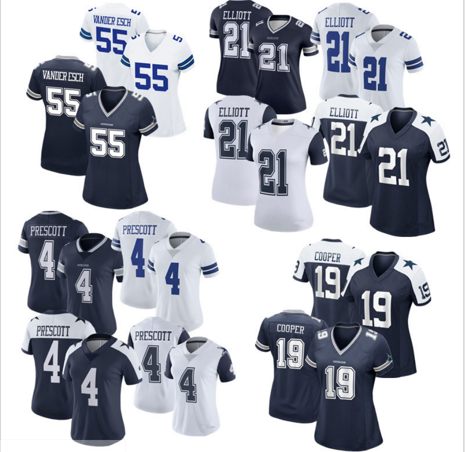 Wholesale Custom High Quality Women's Football Jerseys Women Nfl Teams Jersey
