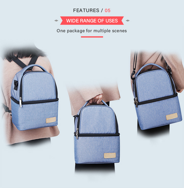 Girl Kids Children Thermal Insulated Lunch Box Tote Food Picnic Bag Milk Bottle Pouch Cooler Lunch Bag