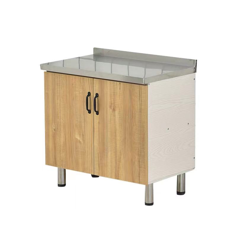 Custom White Color Home Furniture Solid Wood Kitchen Cabinet
