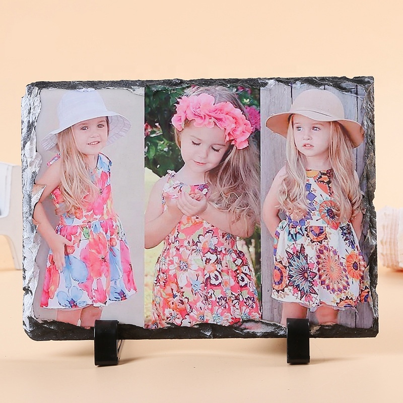 SH-03 15*20 CM Wholesale Sublimation Rock Slate Photo Sublimation Photo Rock