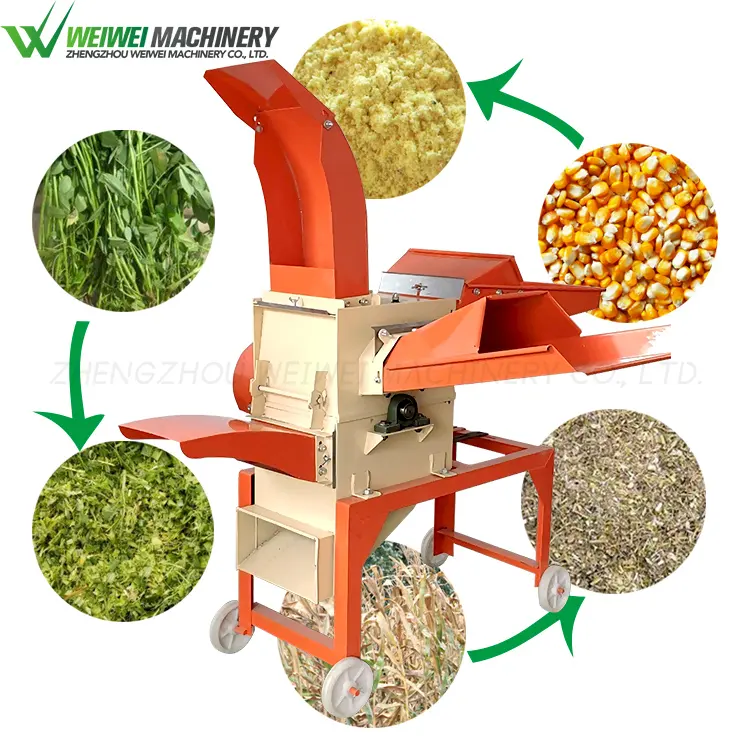 9ZF400-24B Weiwei Feed processing machine chaffcutter grass cutting chopper silage forage for animals