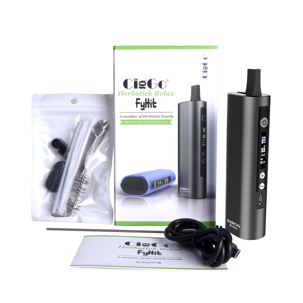 Высококачественный стартовый набор Fyhit Herbstick Relax, керамическая камера, аккумулятор 2600 мАч, устройство для вейпинга сухой травы