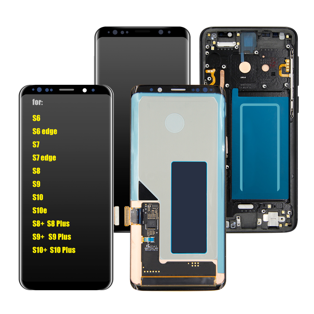 Сменный сенсорный ЖК-экран Super AMOLED для Samsung galaxy S8 S8Plus S9 S9Plus S10 S10Plus S10e