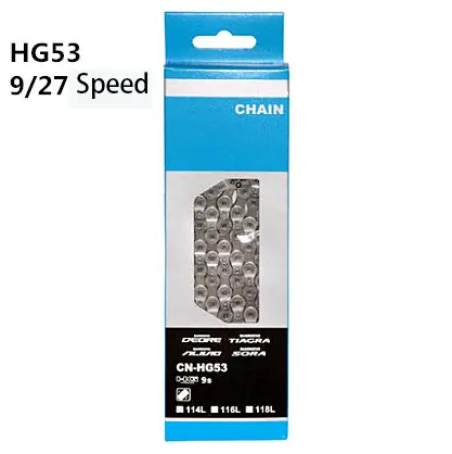 2021 Hot selling cheap Bicycle Chain Hg53 116 Link 9 speed Mtb Road Bicycle Chain