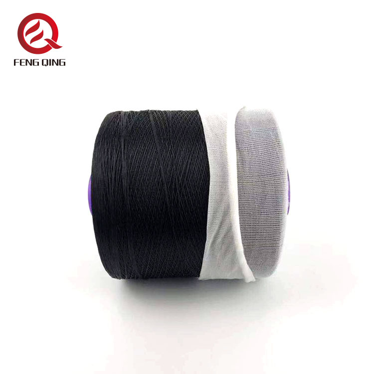High strength FDY black polyester thread knotless, evenness ,light filament yarn