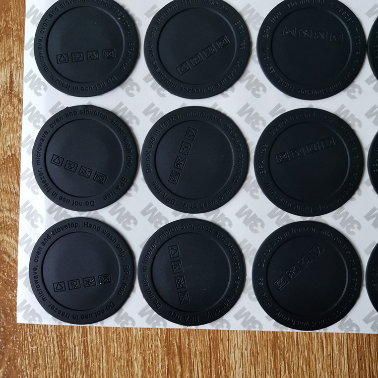 bottom protect for 15oz 20oz 30oz sublimation Skinny slim tumbler Rubber Coaster pad non slip