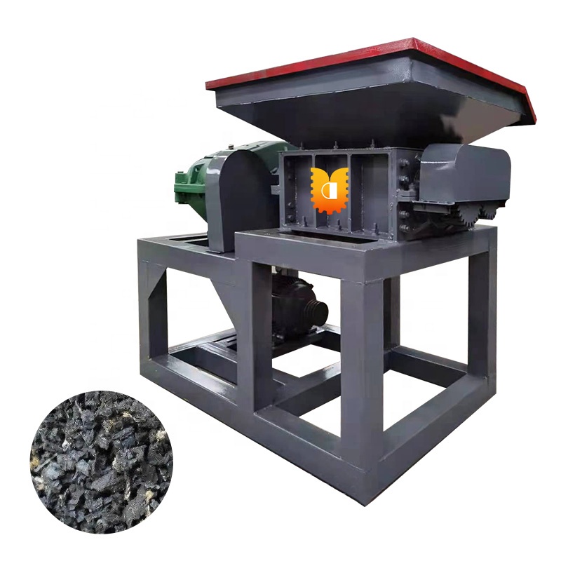 Небольшие отходы Hdpe ПЭТ пластиковая пленка бутылка трубы измельчения дробилка Пластиковая дробилка машина с ножом дизельный двигатель