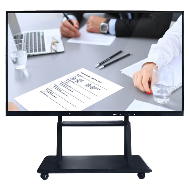 75 inch interact monitor flat panel for teaching online education smart white board interactive
