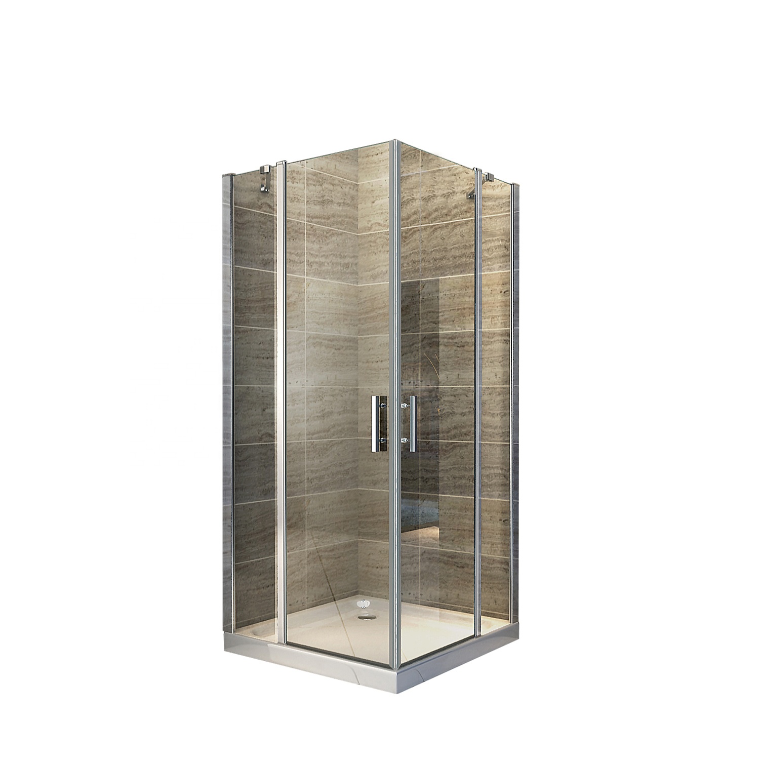 Душевая кабина Easy Clean, поворотная, 8 мм, BL-H818