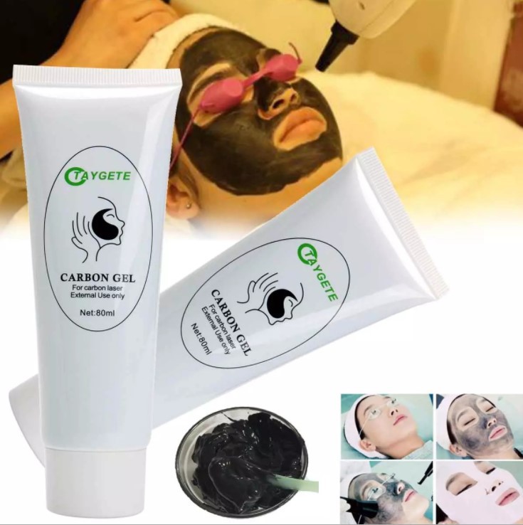 OEM 80ml Black Carbon Gel for laser peel Facial skin whitening shr nd yag laser