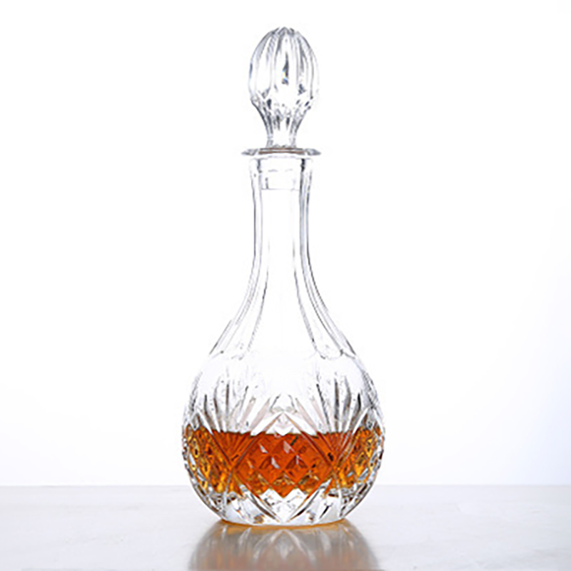 Customizable Multi Size Whiskey Glass Bottle European Style Brandy Container
