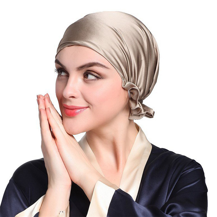 Partschoice Soft Sleep Cap-Ночная атласная чепчик с широкой премиальной резинкой для женщин