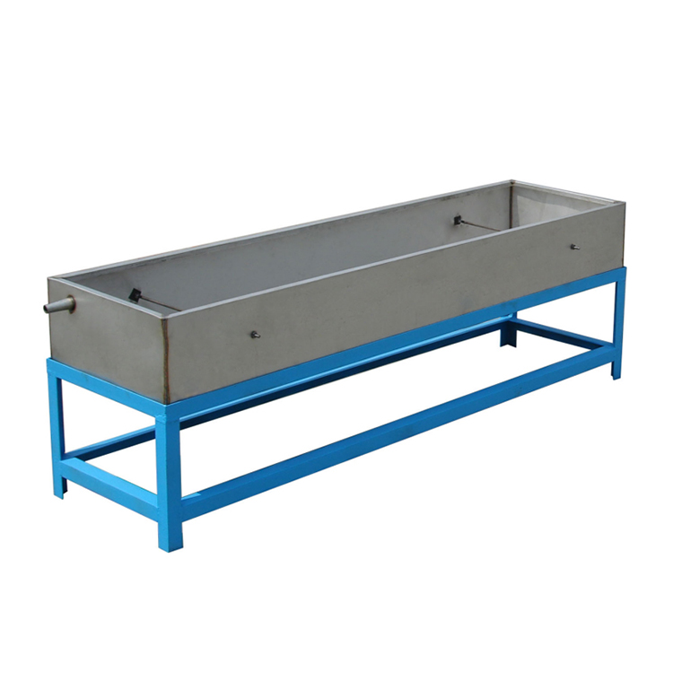 plastic granulator stainless steel cooling water tank for hot extruded plastic strip
