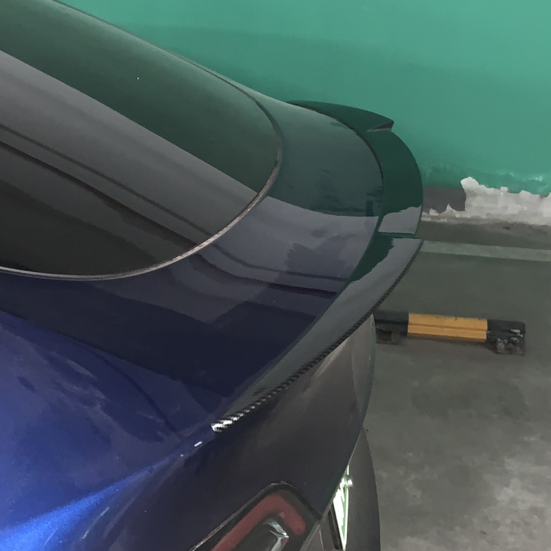 Задний спойлер на крышу из углеродного волокна для Tesla Model Y Sport Utility внешние аксессуары 2021