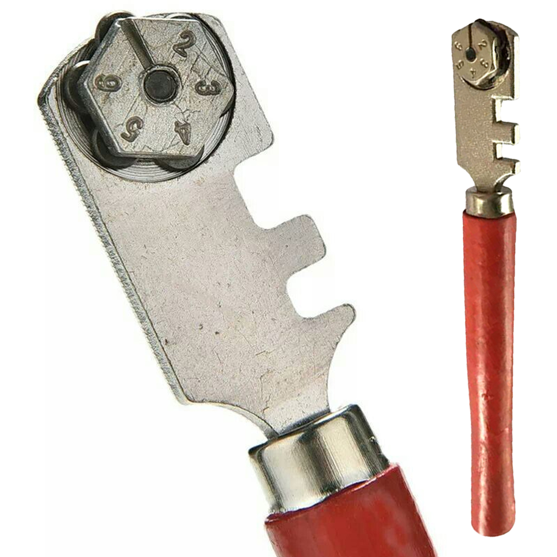 Portable Diamond Tipped Glass Tile Cutter Window Craft For Hand Tool German Six Wheel Glass Cutter Professional