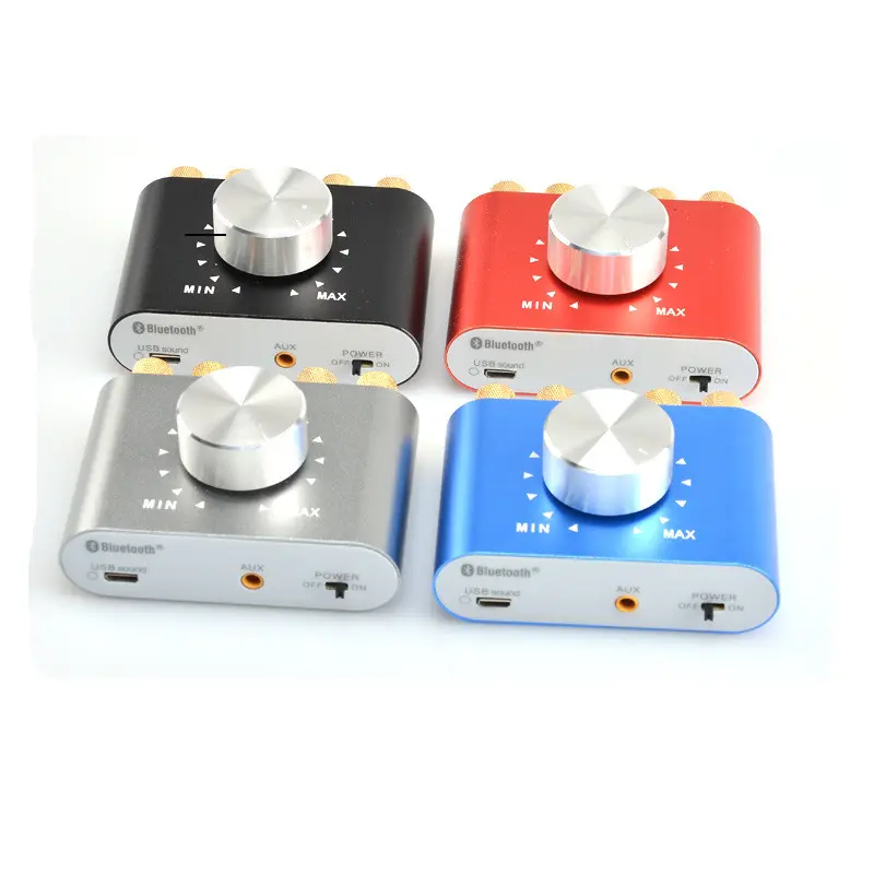 Audio Hi-Fi Blue-tooth 5.0 Digital Amplifier Stereo 2.0 Ch Mini TPA3116 High-power Amp Wireless Audio Receiver DC12V/24V