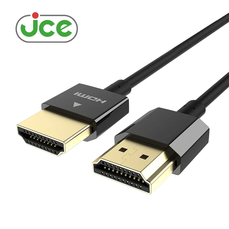 Jce Certified 8k 1m 3.3ft Ultra High Speed Slim HDMI Cable 3D 8K 60Hz 4K 120Hz 48Gbps HDMI Cable