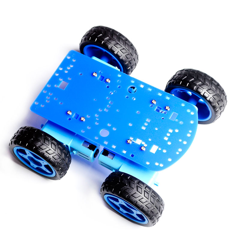 Новинка 2020, набор умных роботов-автомобильных шасси 4WD, отслеживание препятствий, ультразвуковой комплект умных автомобильных шасси, синий